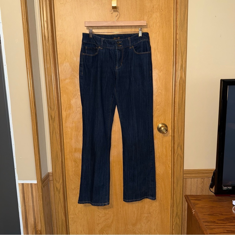 7 for all mankind jeans size 6 boot cut  Women's Blue Jeans